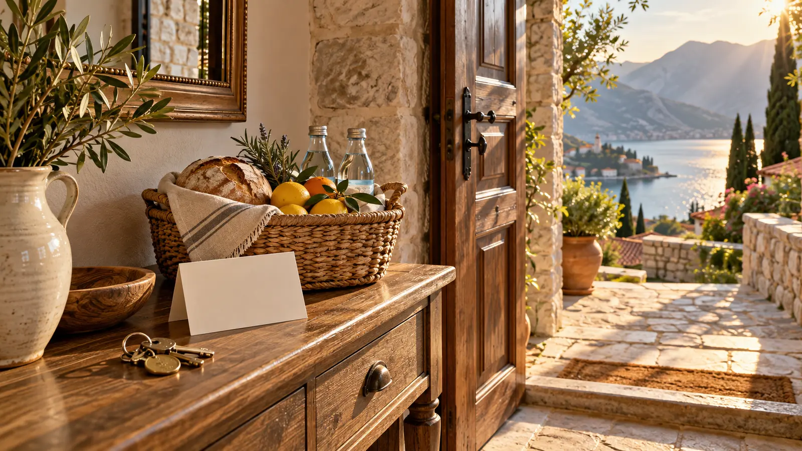 Personal guest welcome and key handover in Herceg Novi